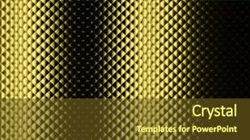  Presentation with matrix green - Presentation theme enhanced with dot matrix - detail closeup green textured background background and a tawny brown colored foreground