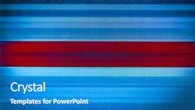  Presentation with matrix - PPT theme featuring dot matrix - glitch background of broken lcd background and a teal colored foreground