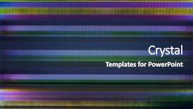  Presentation with matrix - Cool new PPT theme with dot matrix - glitch background of broken lcd backdrop and a ocean colored foreground