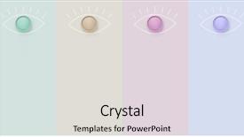  Presentation with eye shadow - Amazing presentation having pearl border - circle beige color shadows backdrop and a light gray colored foreground