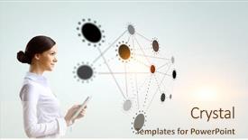  Presentation with modern - PPT theme enhanced with dotnet technology - modern media technologies for you background and a cream colored foreground