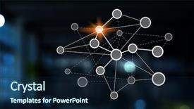  Presentation with wireless - Presentation consisting of dotnet technology - modern wireless technologies background and a  colored foreground