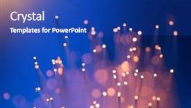  Presentation with fiber optics - Presentation theme enhanced with dotnet technology - multicolor fiber optics background and a royal blue colored foreground