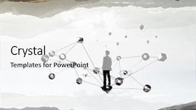  Presentation with connecting - PPT layouts featuring dotnet technology - technologies connecting the world mixed background and a white colored foreground