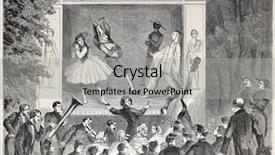  Presentation with theater - Amazing presentation having double bass - old illustration of a small backdrop and a light gray colored foreground