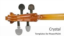  Presentation with process division of cell isolated - PPT layouts enhanced with double bass - wooden cello parts isolated background and a white colored foreground