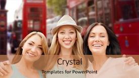  Presentation with summer holiday move - Audience pleasing slide deck consisting of double decker bus - summer holidays people travel tourism backdrop and a coral colored foreground