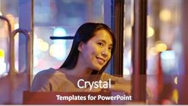  Presentation with hong kong - Theme having double decker bus - woman take the tram background and a tawny brown colored foreground