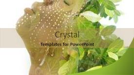  Presentation with natural - Beautiful theme featuring double-exposure-with-natural-touch backdrop and a yellow colored foreground