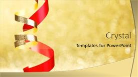  Presentation with luxury gold - Colorful PPT theme enhanced with crime investigation evidence at the backdrop and a mint green colored foreground