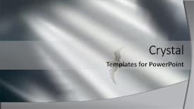  Presentation with dove - Presentation theme featuring doves cross - dove flying through beams background and a light gray colored foreground