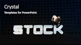  Presentation with investment - Amazing slide set having dow - business investment concept picture backdrop and a black colored foreground