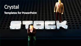  Presentation with audit business compliance concept - Beautiful theme featuring dow - business investment concept picture backdrop and a black colored foreground