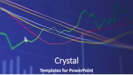  Presentation with market stock market education - Theme with dow - stock market investment graph background and a navy blue colored foreground