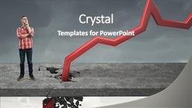  Presentation with fall - Audience pleasing slides consisting of fall and depreciation mixed media backdrop and a gray colored foreground