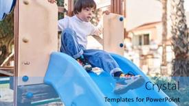  Presentation with down syndrome - Theme featuring down-syndrome-kid-playing background and a light blue colored foreground