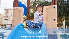  Presentation with down syndrome - Theme having down-syndrome-kid-playing background and a teal colored foreground