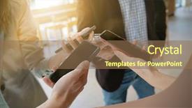  Presentation with hands holding a tree - Cool new theme with downloaded - close up of hands holding backdrop and a coral colored foreground