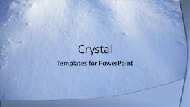  Presentation with snow flakes - Slides featuring downtime - texture of fresh snow background and a light blue colored foreground