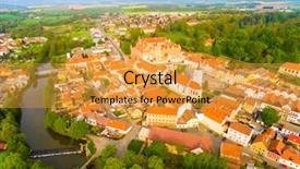  Presentation with renaissance - PPT theme enhanced with downtown with fascinating monumental renaissance background and a gold colored foreground