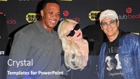  Presentation with best buy - Audience pleasing slides consisting of dr-dre-lady-gaga backdrop and a ocean colored foreground