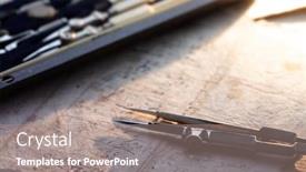  Presentation with drafting - Presentation having drafting-retro-style-vintage-compass background and a coral colored foreground