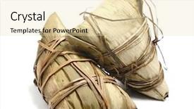  Presentation with dragon boat - Amazing presentation theme having dragon boat - rice dumpling backdrop and a lemonade colored foreground