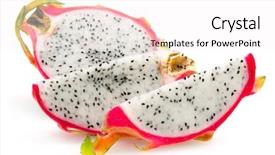  Presentation with pitahaya - Amazing theme having dragon fruit - pitahaya backdrop and a white colored foreground