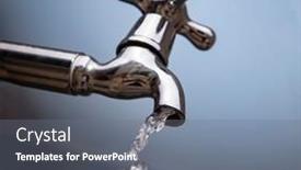  Presentation with drain - Slides enhanced with drain-water-from-the-metal background and a gray colored foreground