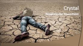  Presentation with lays - Presentation theme enhanced with draining earth - traveller lays on the dried background and a coral colored foreground