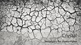  Presentation with team group yellow - Colorful presentation theme enhanced with draining earth - yellow cracked ground backdrop and a light gray colored foreground