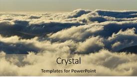  Presentation with drama - Slide deck consisting of drama wallpaper - clouds in mountains at sunrise background and a  colored foreground