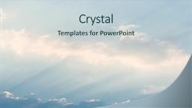  Presentation with light rays - Colorful presentation theme enhanced with drama wallpaper - rays of evening light travel backdrop and a  colored foreground