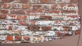  Presentation with brick wall texture - Amazing slide deck having drama wallpaper - red brick wall texture background backdrop and a coral colored foreground