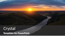  Presentation with earth eye - Presentation enhanced with dramatic-bird-s-eye-view background and a dark gray colored foreground