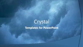  Presentation with dark blue - Presentation design having dramatic-dark-blue-sky background and a teal colored foreground