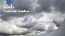  Presentation with bad weather - PPT layouts consisting of dramatic-dark-cloudy-sky-bad background and a gray colored foreground