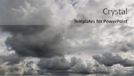  Presentation with weather - PPT layouts featuring dramatic-dark-cloudy-sky-stormy background and a light gray colored foreground