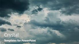  Presentation with dark - Slides consisting of dramatic-dark-sky-with-heavy background and a gray colored foreground