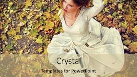  Presentation with long sleeve - Cool new presentation design with dramatic look sitting on fall backdrop and a coral colored foreground