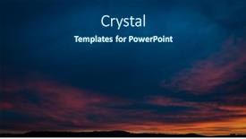  Presentation with high quality - Slides with dramatic-night-sky-high-quality background and a ocean colored foreground