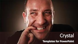  Presentation with sly - Amazing theme having sli - dramatic portrait of adult man backdrop and a wine colored foreground