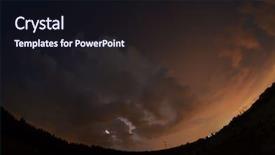  Presentation with eclipse - Audience pleasing slide set consisting of dramatic sky during lunar eclipse backdrop and a wine colored foreground