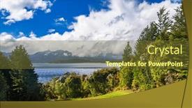  Presentation with climate change dramatic - Slide set enhanced with dramatic-sky-over-scenic-manapouri background and a tawny brown colored foreground
