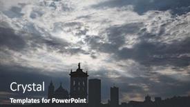  Presentation with city church - Amazing PPT layouts having dramatic-sky-with-dark-clouds backdrop and a dark gray colored foreground