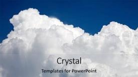  Presentation with stormy sky and dark clouds - Slides featuring dramatic sky with stormy clouds background and a light gray colored foreground