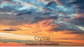  Presentation with birds - Slide deck enhanced with dramatic-sunrise-sundown-sky-background background and a  colored foreground