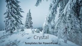  Presentation with happy new year - Audience pleasing slide deck consisting of dramatic-view-of-snow-capped backdrop and a light blue colored foreground