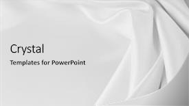  Presentation with silk - PPT layouts with drapes - closeup of rippled silk fabric background and a light gray colored foreground