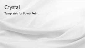  Presentation with rippled white silk - Audience pleasing theme consisting of drapes - closeup of rippled white silk backdrop and a  colored foreground